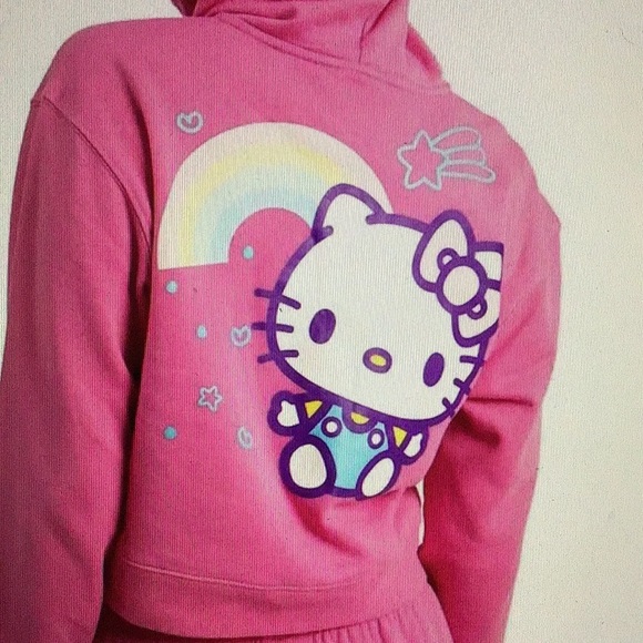 ππ»ON SALE NWT Hello Kitty Hoodie & Jogger Set in Pink - Picture 7 of 16